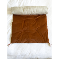 "Stuðlagil" terracotta - Sofa cover