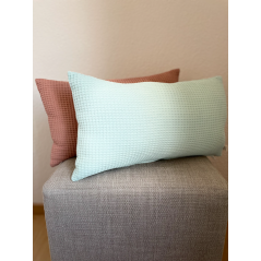 "Glymur" vert d'eau - Housse de coussin