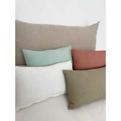 "Glymur" vert d'eau - Housse de coussin