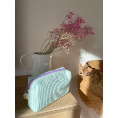 "Moorea" vert d'eau - Trousse