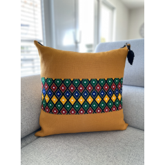 "Antilles - Zilé" - bande milieu - Housse de coussin