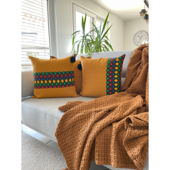 "Antilles - Zilé" - bande milieu - Housse de coussin