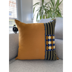 "Antilles - Tizan" - bande côté - Housse de coussin