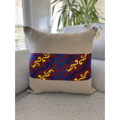 "Antilles - Madinina" - bande milieu - Housse de coussin