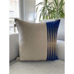 "Antilles - Anoli" - bande côté - Housse de coussin