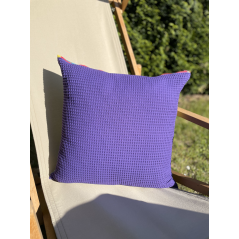 "Antilles" - Madras / Violet - Housse de coussin