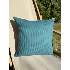 "Antilles" - Madras / Sapin- Housse de coussin