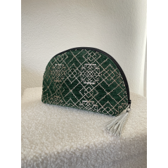 "Zellige" vert - Trousse