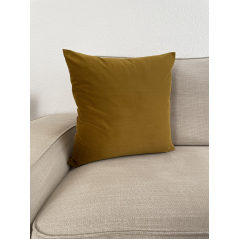 "Montagne dorée" - Housse de coussin carrée