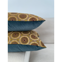 "Soleil marin" - Housse de coussin