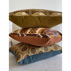 "Soleil marin" - Housse de coussin