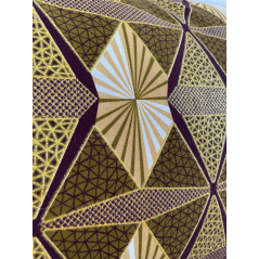 "Montagne dorée" - Housse de coussin rectangulaire
