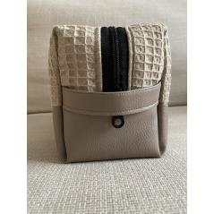 "Nomade" taupe - Trousse