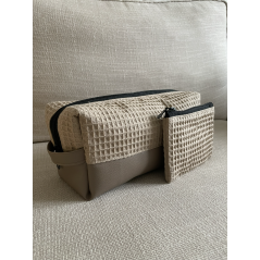 "Nomade" taupe - Trousse