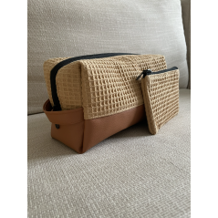 "Nomade" camel - Trousse