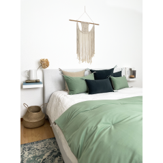 "Stuðlagil" vert d'eau - Housse de coussin